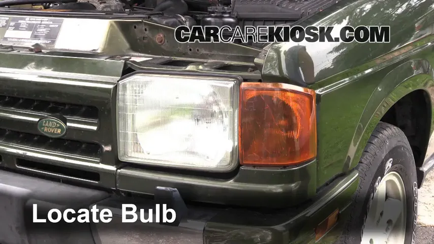 1998 Land Rover Discovery LSE 4.0L V8 Éclairage Feux de croisement (remplacer l'ampoule)